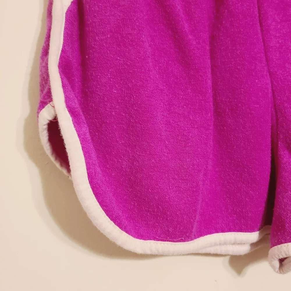 Franki for Francesca's | Fuchsia Pink Terry Cloth Athleisure Shorts (Size 10)